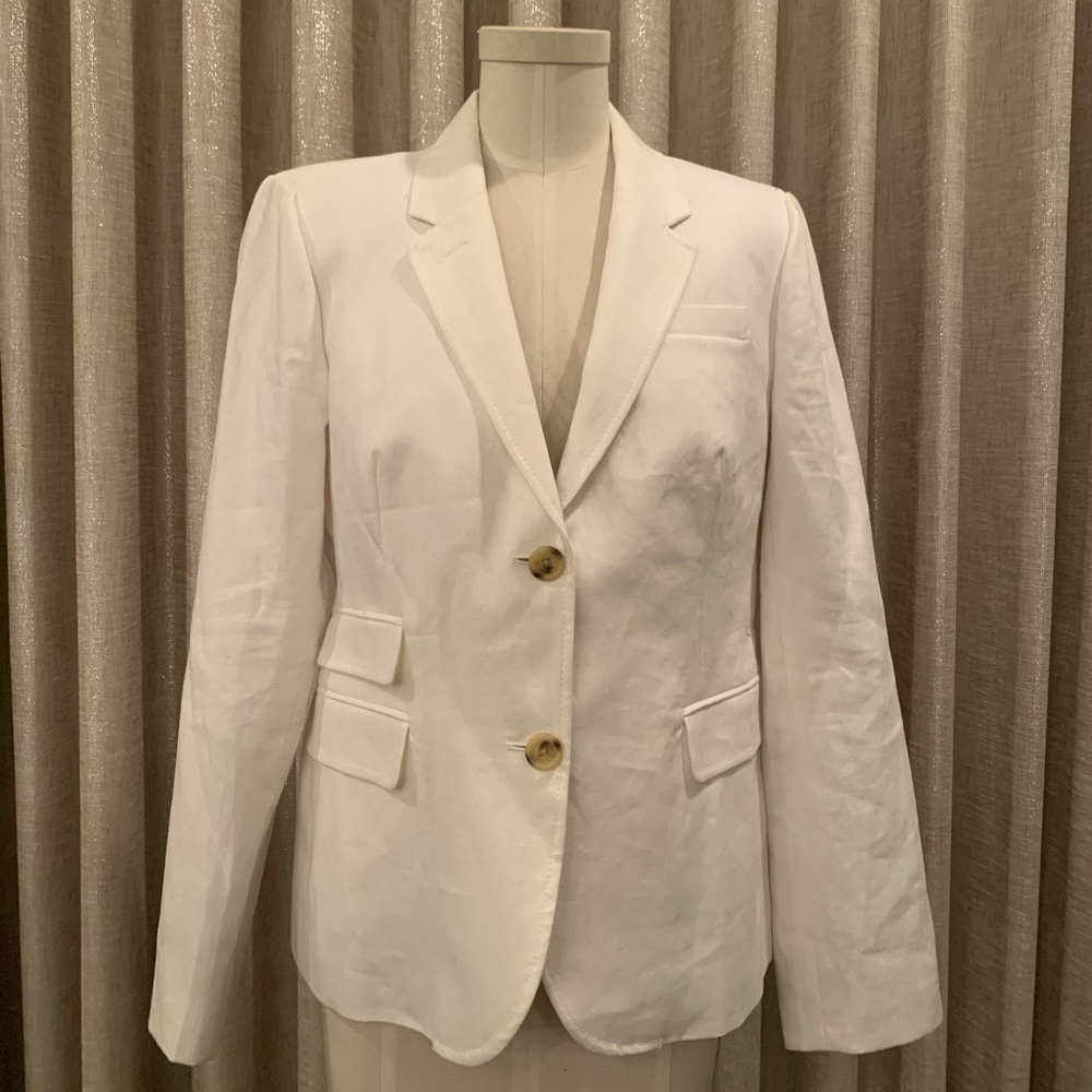 White jcrew blazer